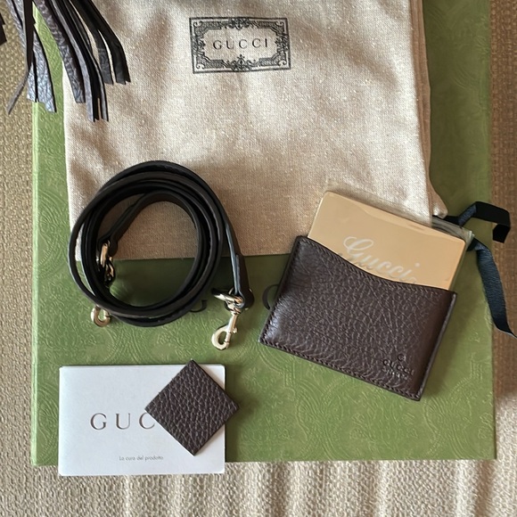 New Gucci bamboo leather top handle bag - Picture 11 of 13